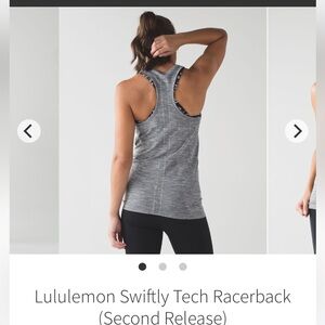 135. Lululemon swiftly tech tank.